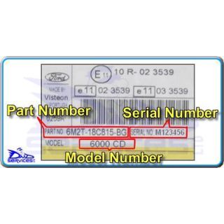 6000CD RDS EON / 6000 CD Tuner RHD